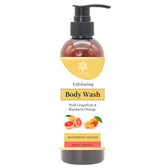 Natuur Exfoliating Body Wash Pink Grapefruit & Mandarin Orange 500 ml